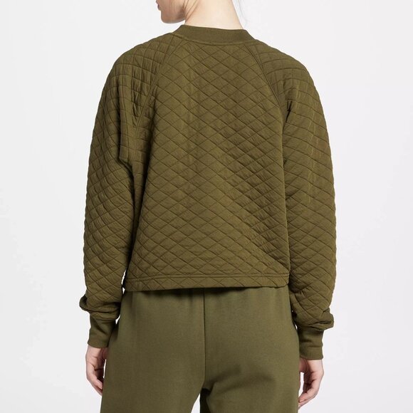 DSG Women's Quilted Meet and Greet Henley Sweatshirt - Picture 2 of 4